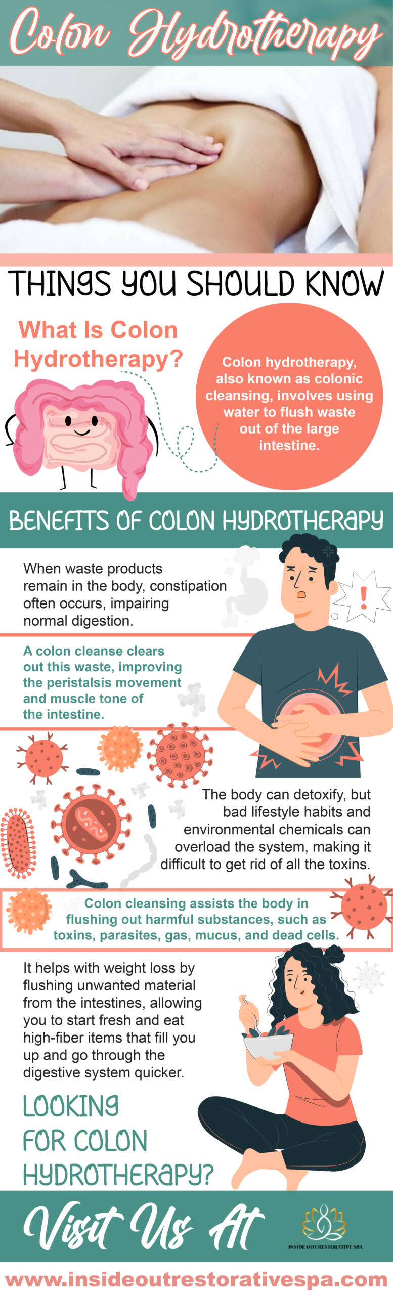 Colon Hydrotherapy - Things you should know - Infograph