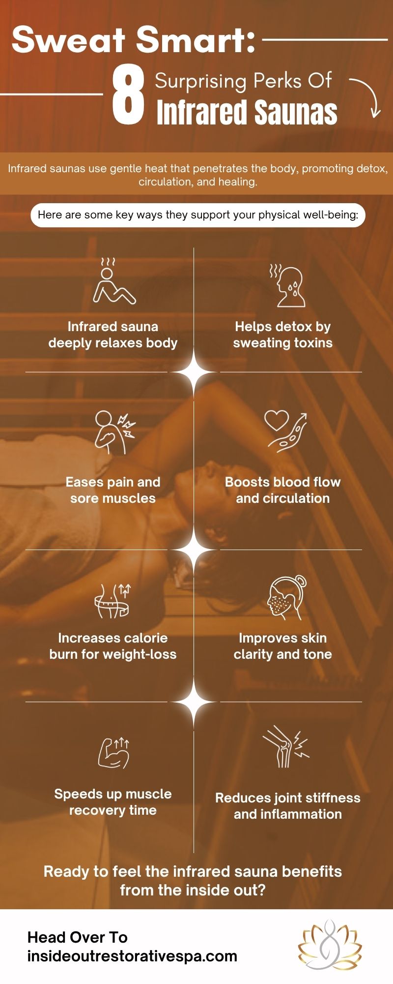 Sweat Smart: 8 Suprising Perks Of Infrared Saunas